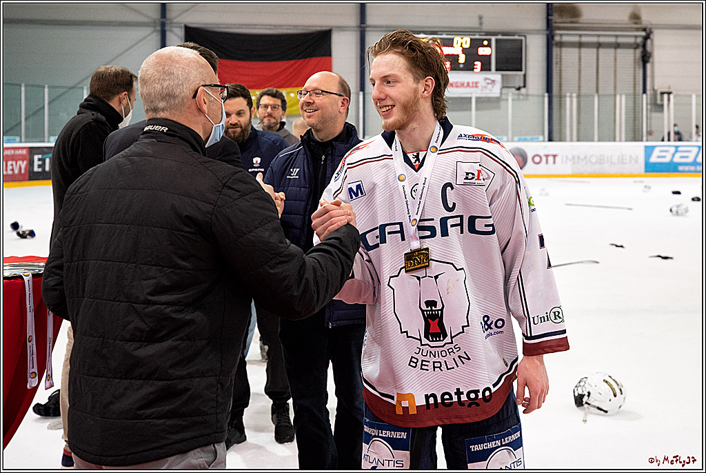 U20-DNL Meisterschaftsfinale;  Koelner Junghaie - Eisbaeren Juniors Berlin; Koeln, 27.03.2022